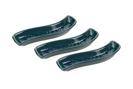 Hermia Juego de 3 Cuencos de Cerámica Verde de 18 cm